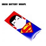 18650 Battery Wrap Superman