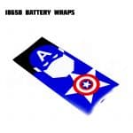 18650 Battery Wrap Captain America