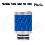 Carbon Fiber Drip tip 510 Blue
