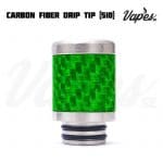 Carbon Fiber Drip tip 510 Green