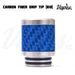 Carbon Fiber Drip tip 810 Blue