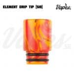 Element Resin Drip Tip (510) Lava Light