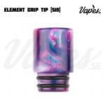 Element Resin Drip Tip (510) Polar Purple