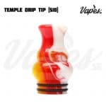 Temple Driptip (510) Red_White Mix
