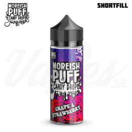 Moreish Puff Candy Drops - Grape & Strawberry (100 ml, Shortfill)