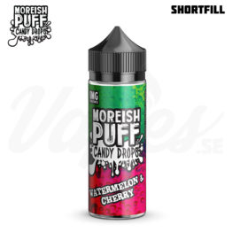 Moreish Puff Candy Drops - Watermelon & Cherry (100 ml, Shortfill)