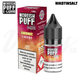 Moreish Puff Sherbet - Cherry (10 ml, 10 mg, Nikotinsalt)