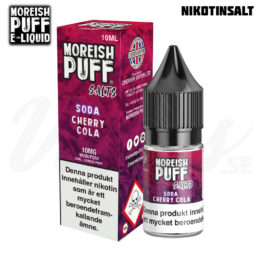 Moreish Puff Soda - Cherry Cola (10 ml, 10 mg, Nikotinsalt)