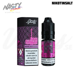 Nasty Salt - Shisha Grape Raspberry (10 ml, 10 mg Nikotinsalt)