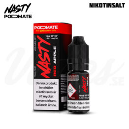 Nasty Podmate Salt - Red Apple (10 ml, 14 mg Nikotinsalt)